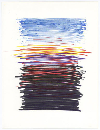 Yaacov Agam, Composition, Xxe Sicle, Lithograph