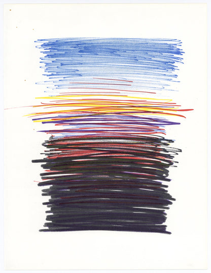Yaacov Agam, Composition, Xxe Sicle, Lithograph