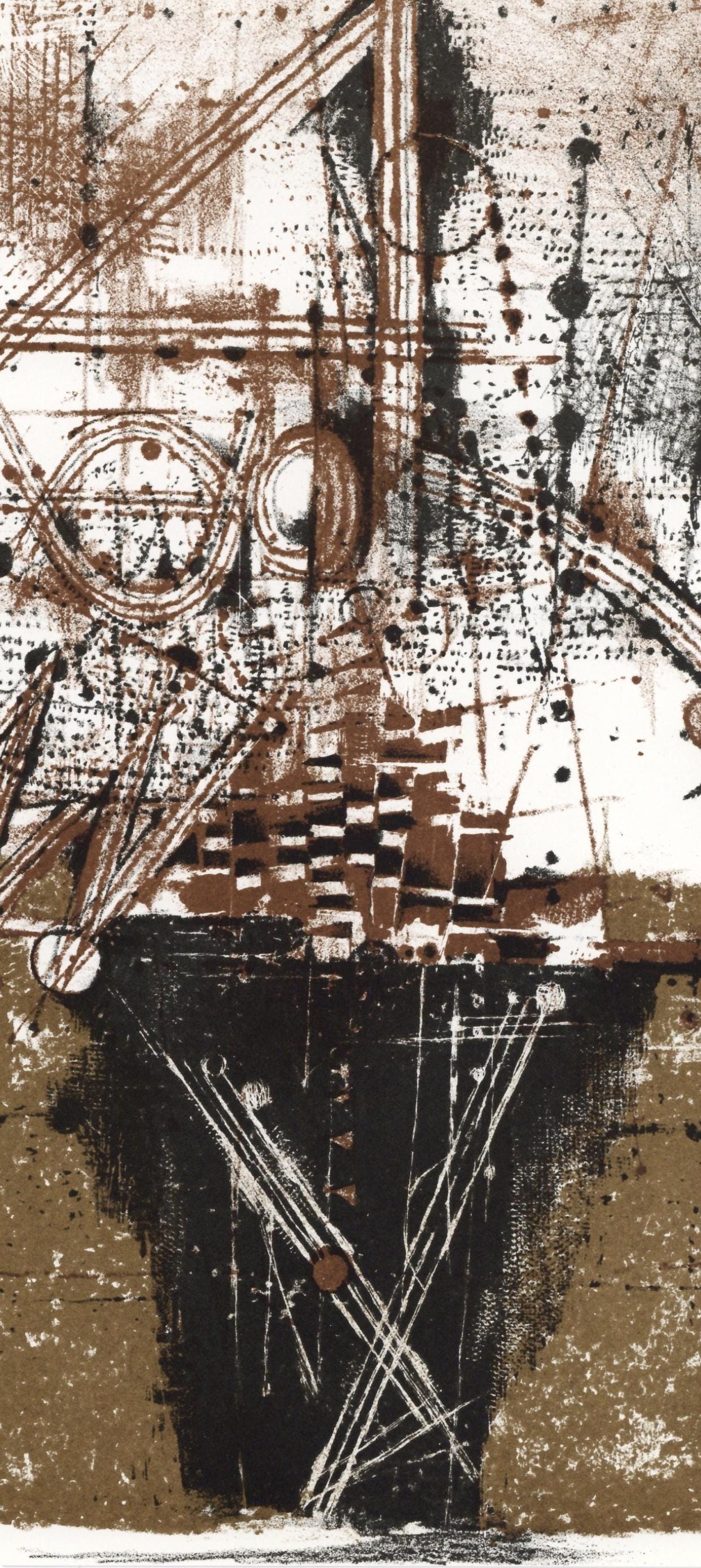 Johnny Friedlaender, Composition, Xxe Sicle, Lithograph