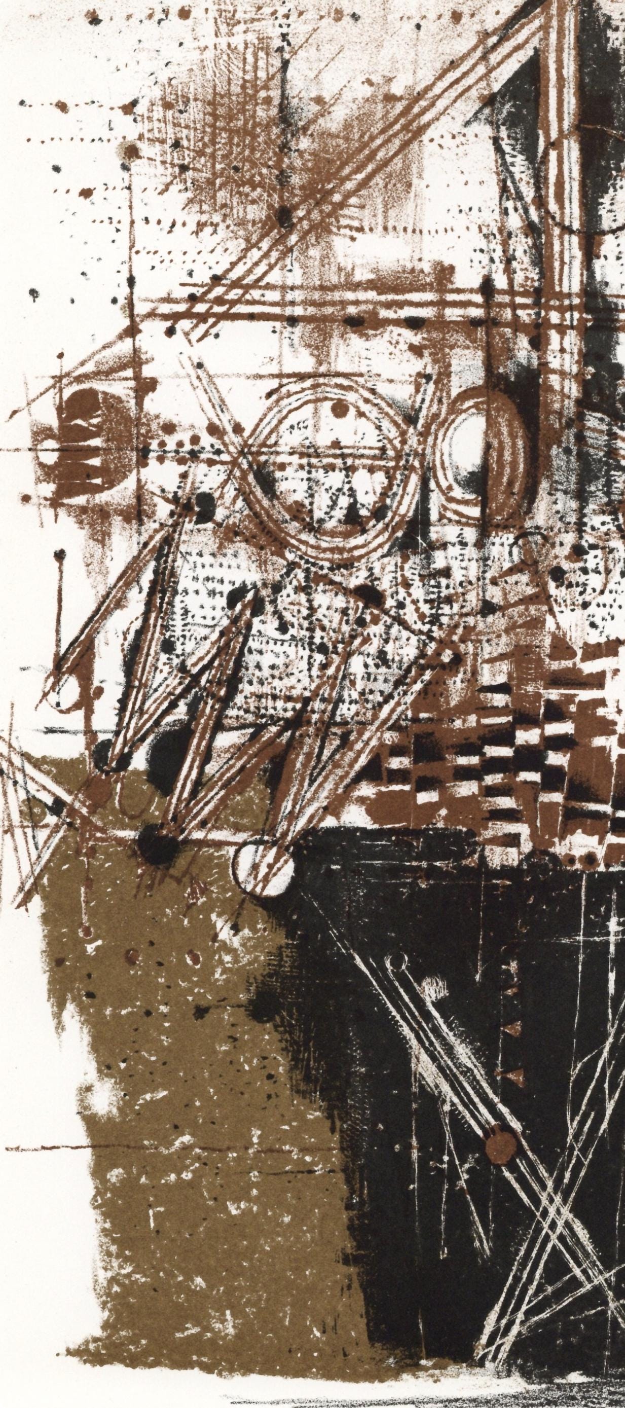 Johnny Friedlaender, Composition, Xxe Sicle, Lithograph