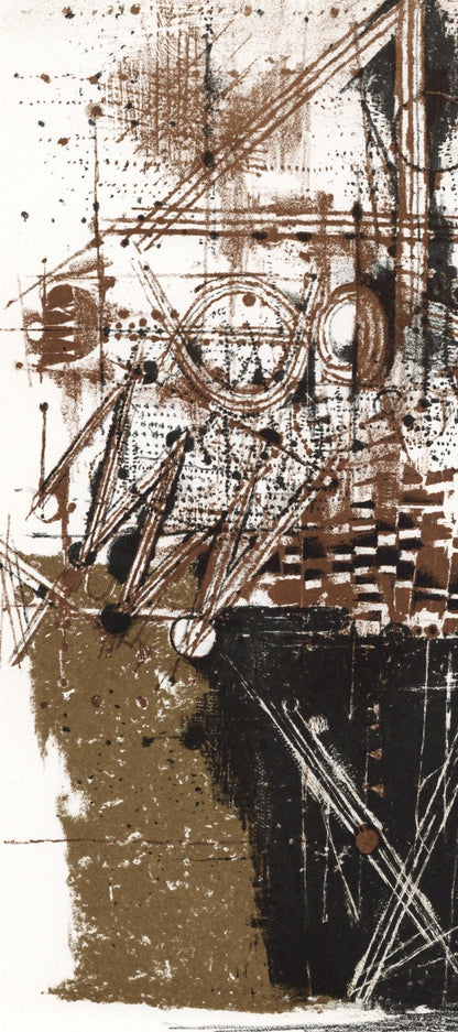 Johnny Friedlaender, Composition, Xxe Sicle, Lithograph