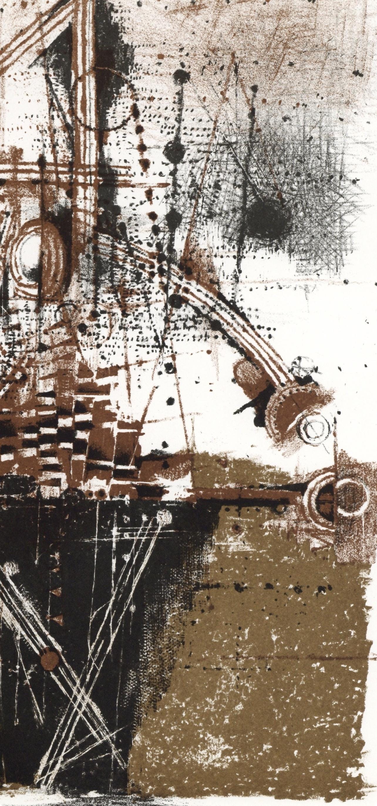 Johnny Friedlaender, Composition, Xxe Sicle, Lithograph