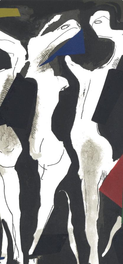 Marino Marini, Composition (Guastalla/Schulz-Hoffman, L-R), Xxe Sicle, Lithograph