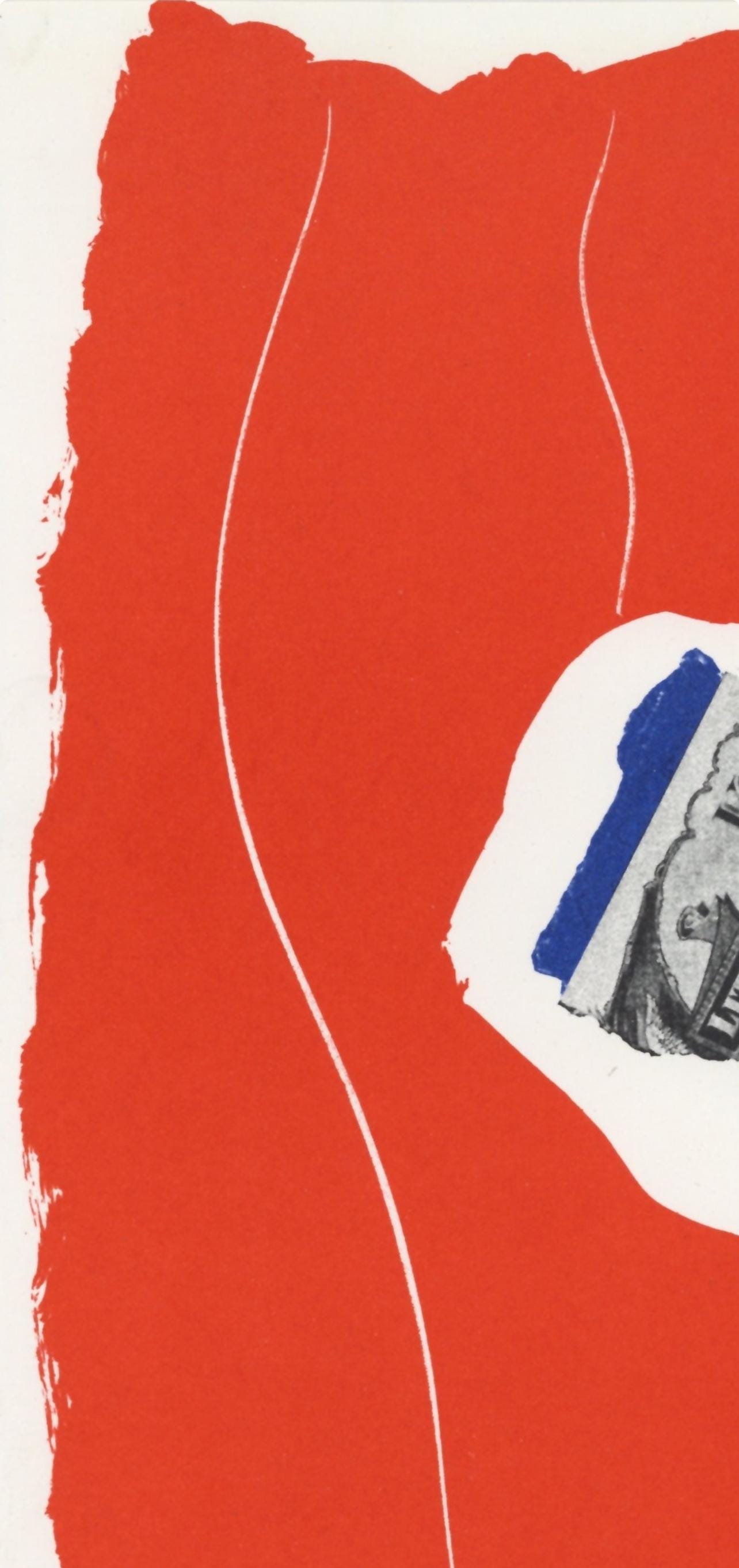 Robert Motherwell, Composition (Belknap, App. 24), Xxe Sicle, Lithograph