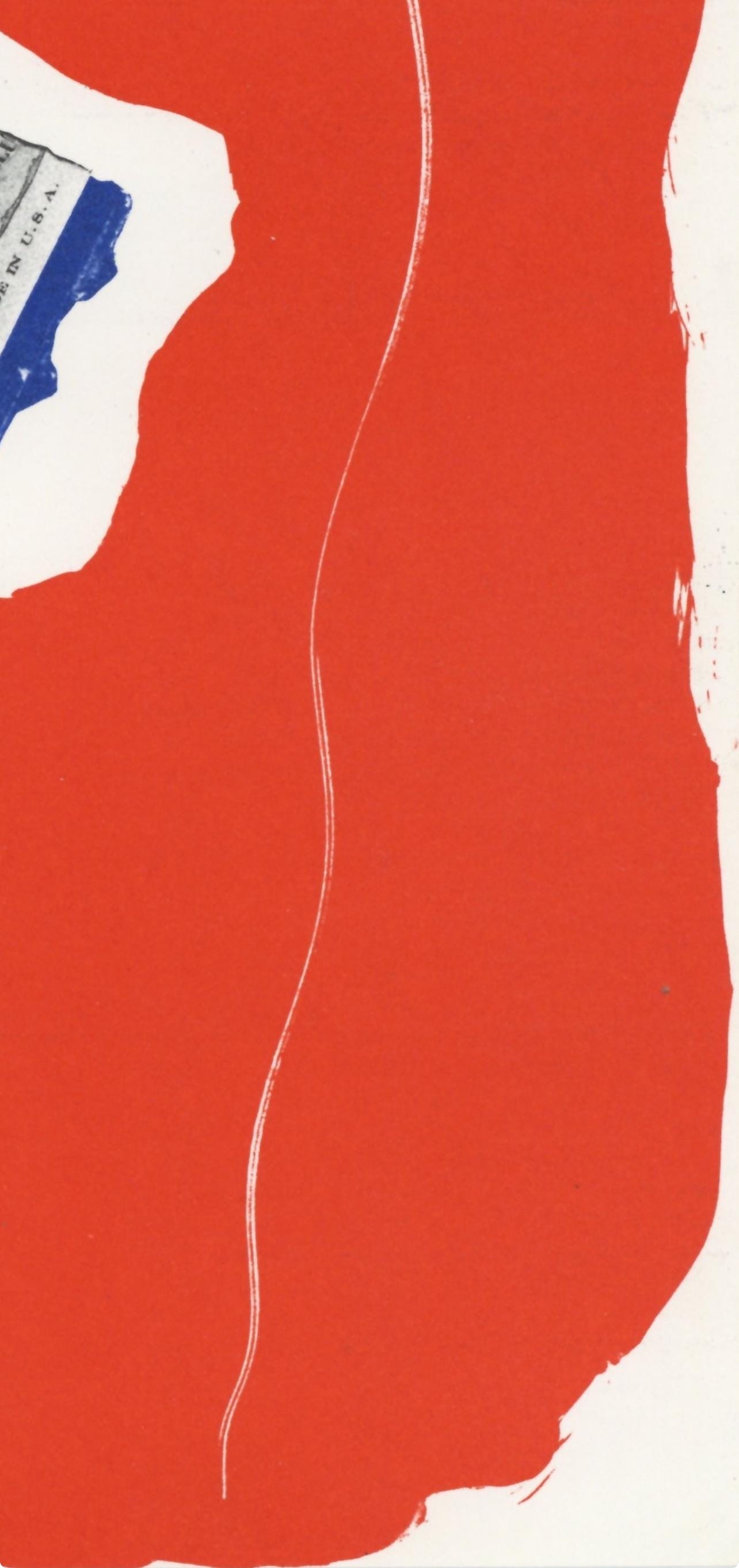 Robert Motherwell, Composition (Belknap, App. 24), Xxe Sicle, Lithograph