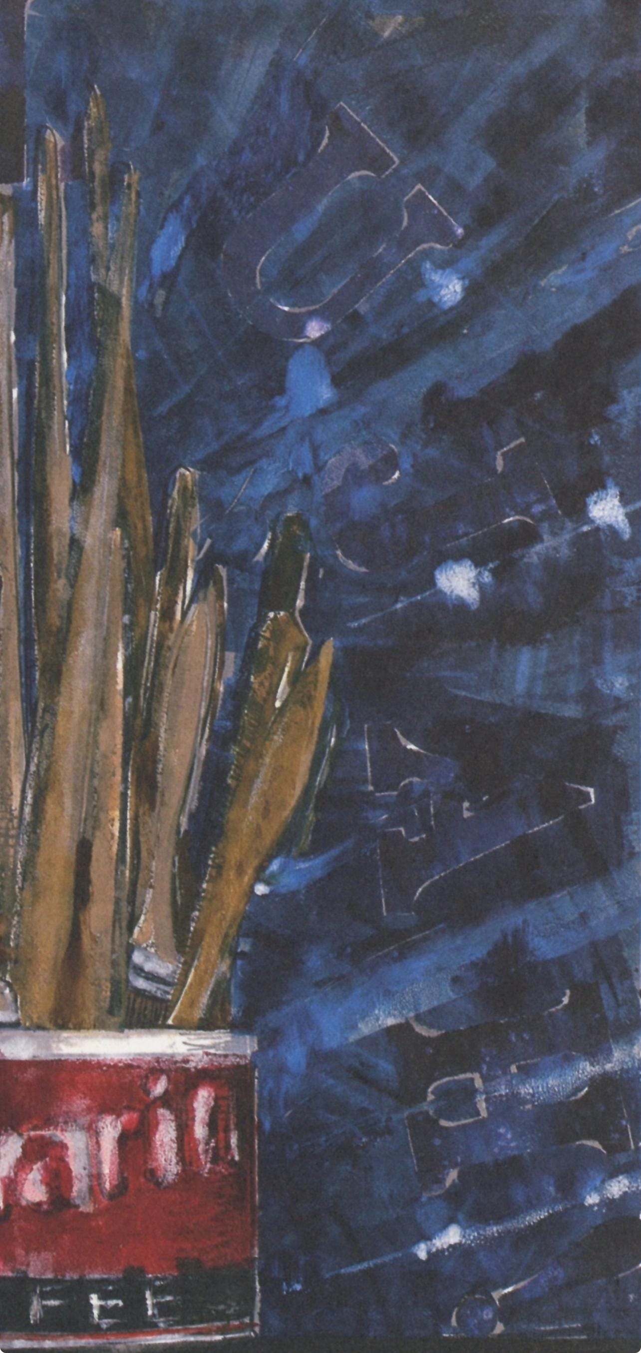 Jasper Johns, Composition, Jasper Johns, 17 Monotypes, Hliogravure