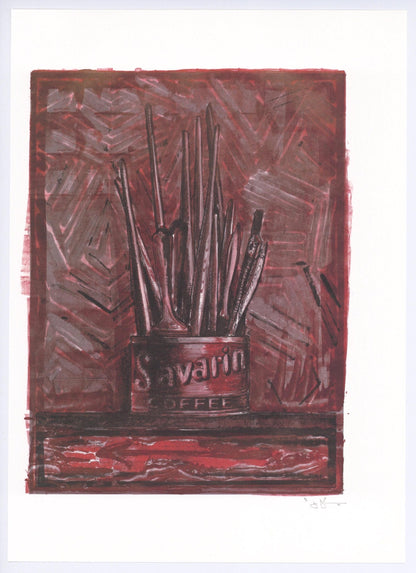 Jasper Johns, Composition, Jasper Johns, 17 Monotypes, Hliogravure
