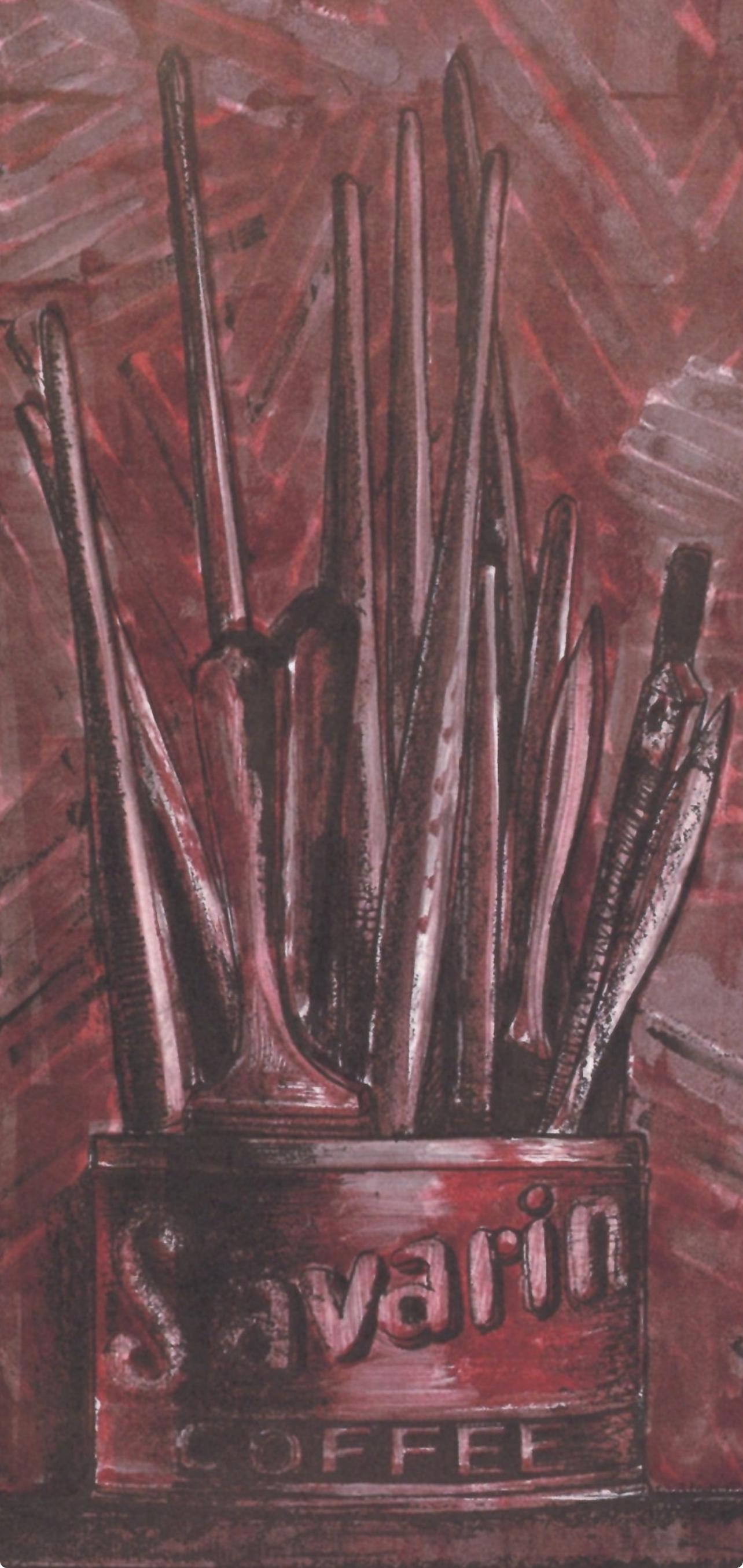 Jasper Johns, Composition, Jasper Johns, 17 Monotypes, Hliogravure
