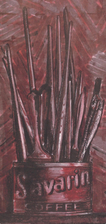 Jasper Johns, Composition, Jasper Johns, 17 Monotypes, Hliogravure