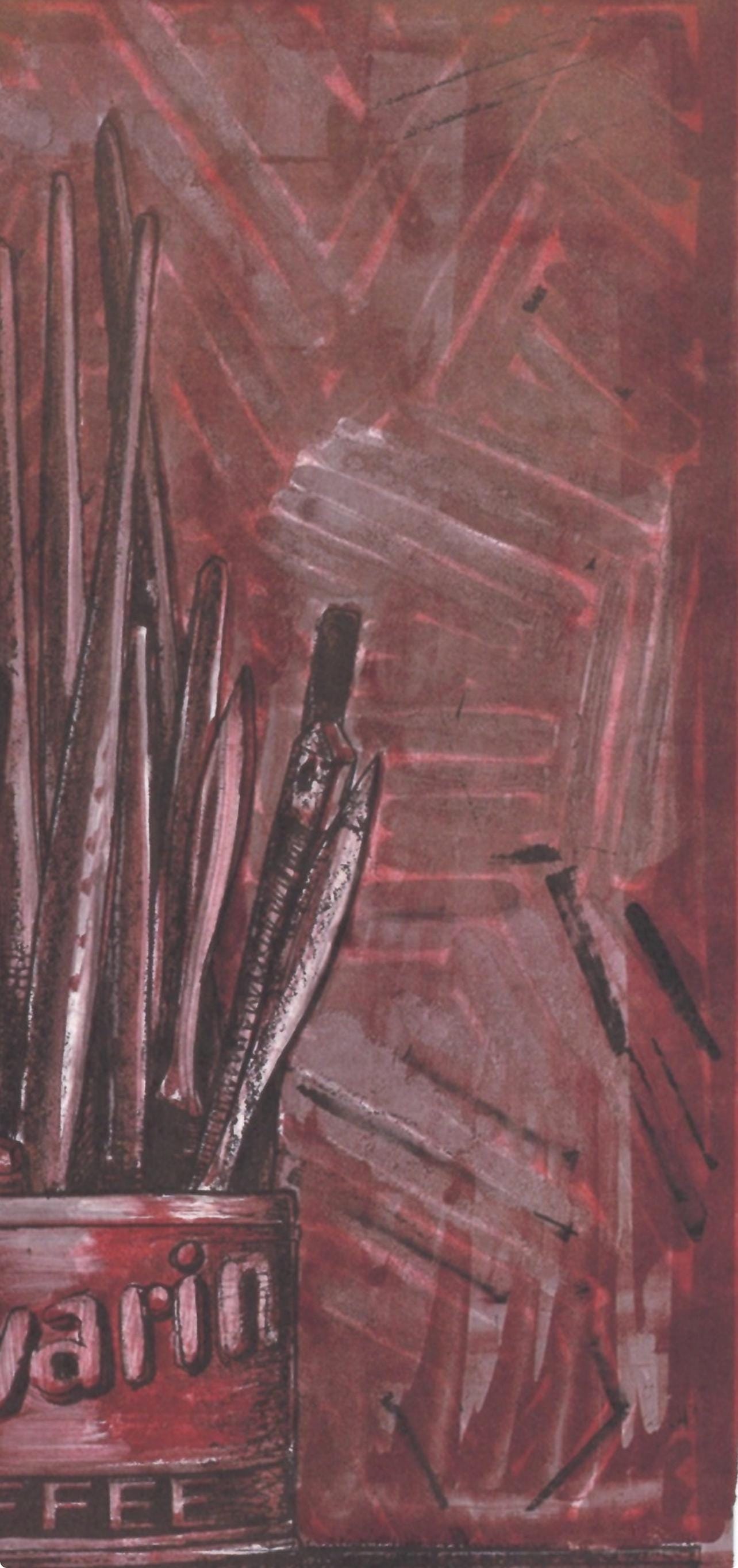 Jasper Johns, Composition, Jasper Johns, 17 Monotypes, Hliogravure