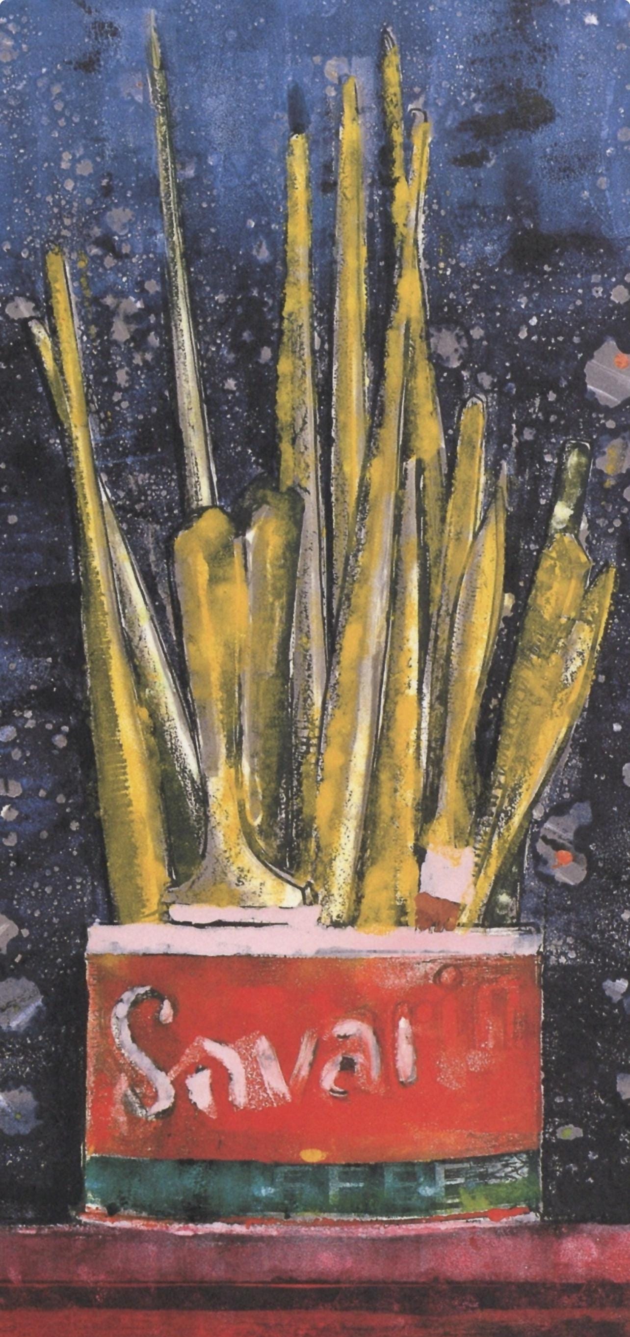 Jasper Johns, Composition, Jasper Johns, 17 Monotypes, Hliogravure