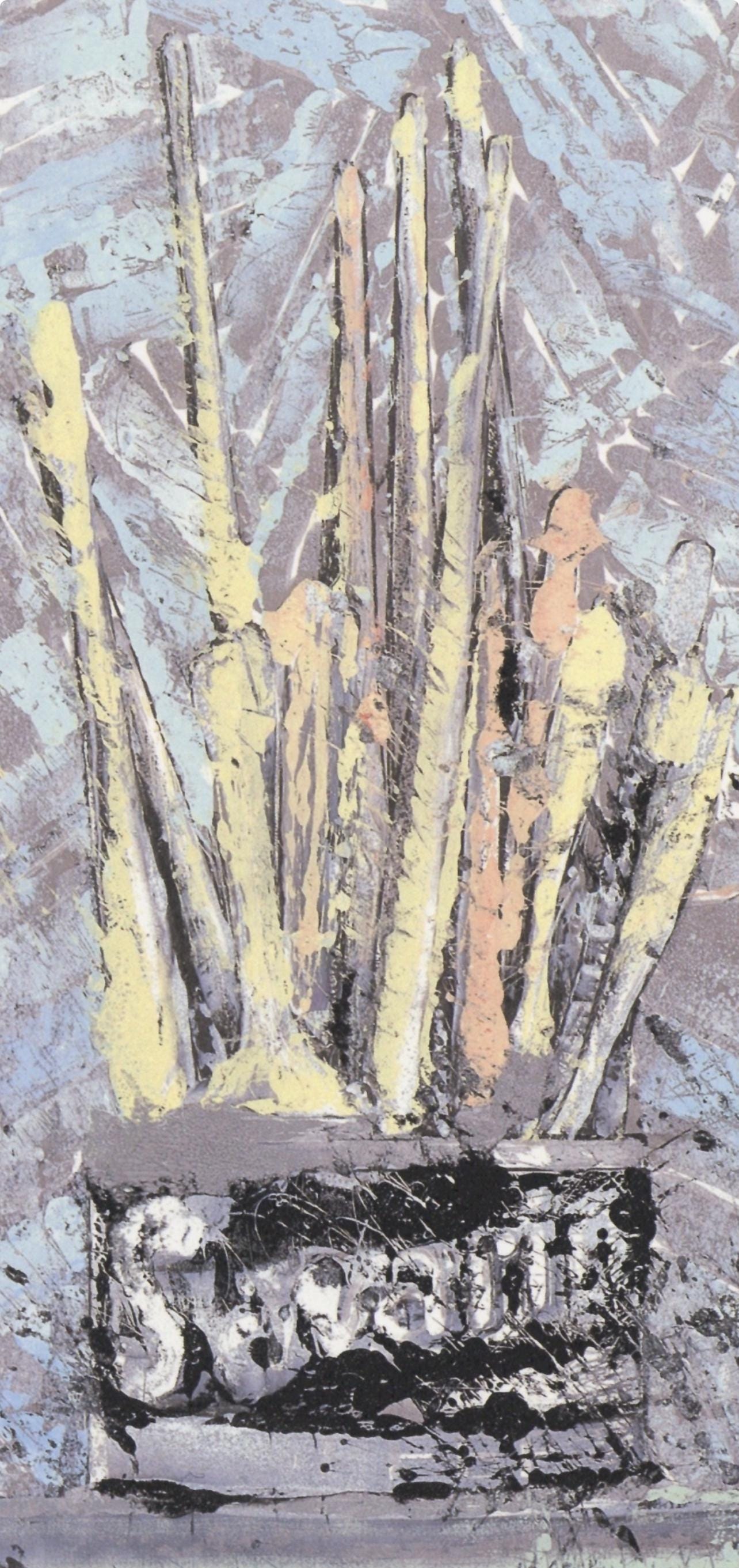 Jasper Johns, Composition, Jasper Johns, 17 Monotypes, Hliogravure