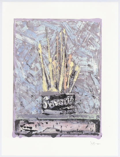 Jasper Johns, Composition, Jasper Johns, 17 Monotypes, Hliogravure