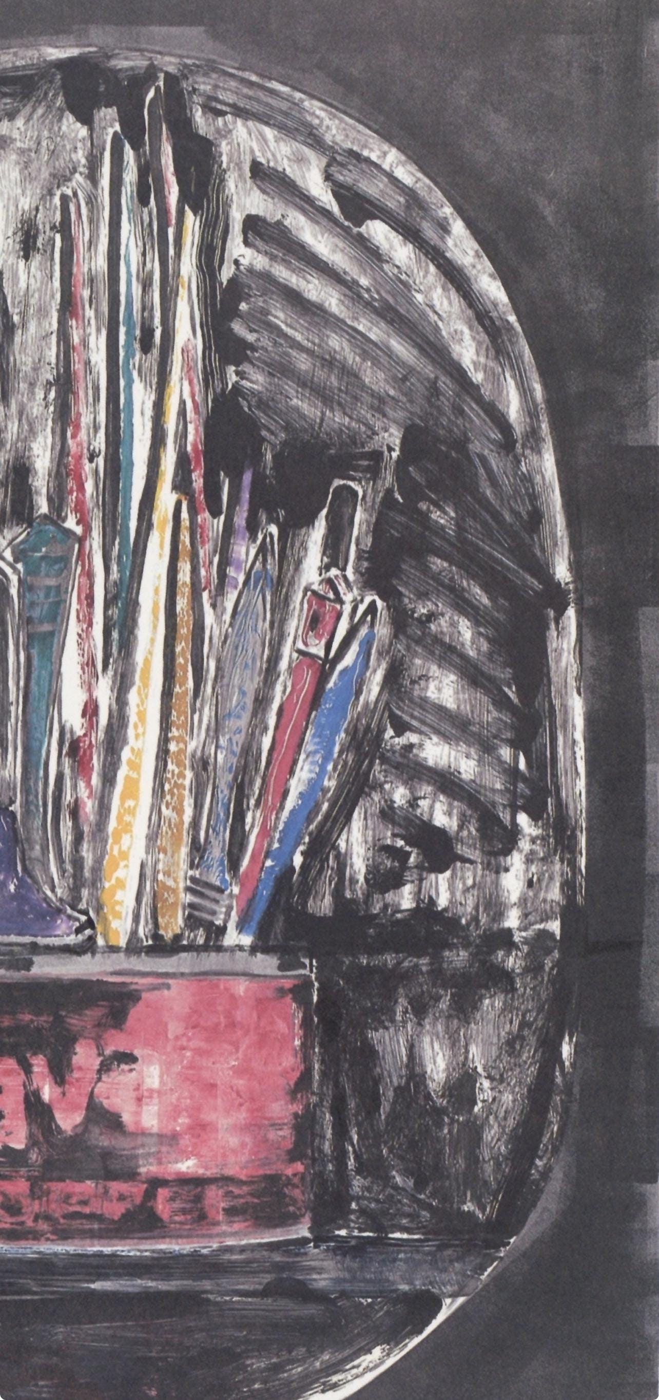 Jasper Johns, Composition, Jasper Johns, 17 Monotypes, Hliogravure