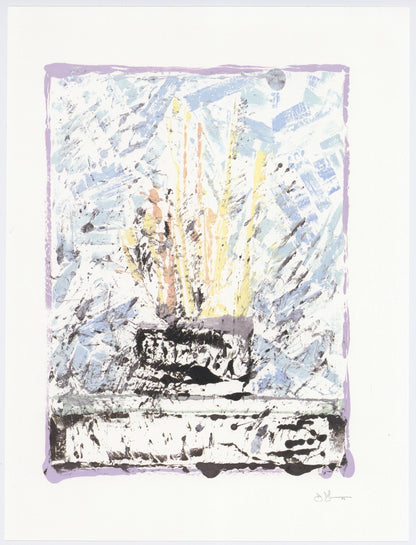 Jasper Johns, Composition, Jasper Johns, 17 Monotypes, Hliogravure