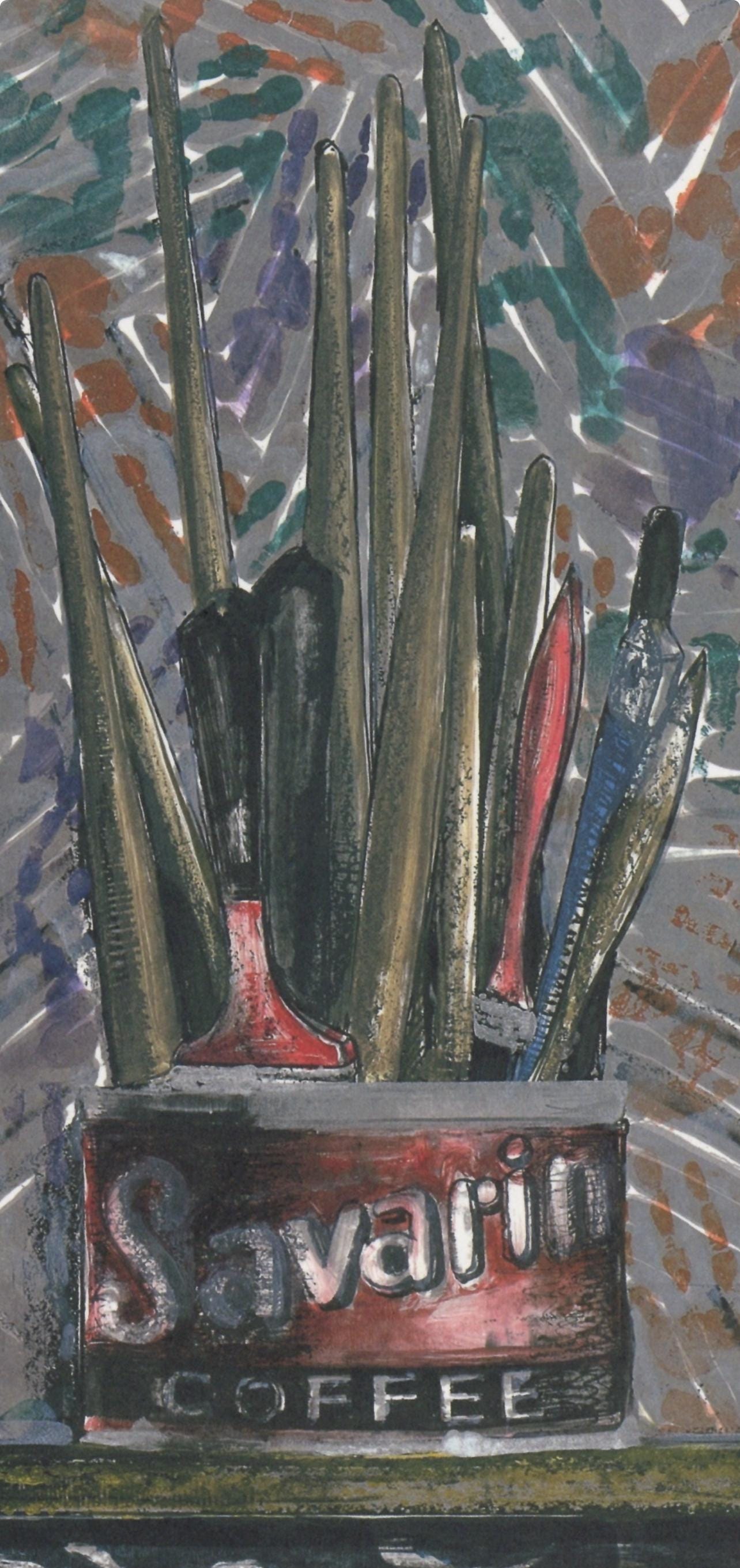 Jasper Johns, Composition, Jasper Johns, 17 Monotypes, Hliogravure