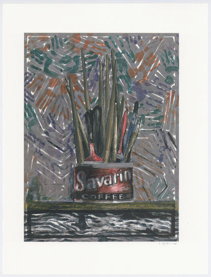 Jasper Johns, Composition, Jasper Johns, 17 Monotypes, Hliogravure