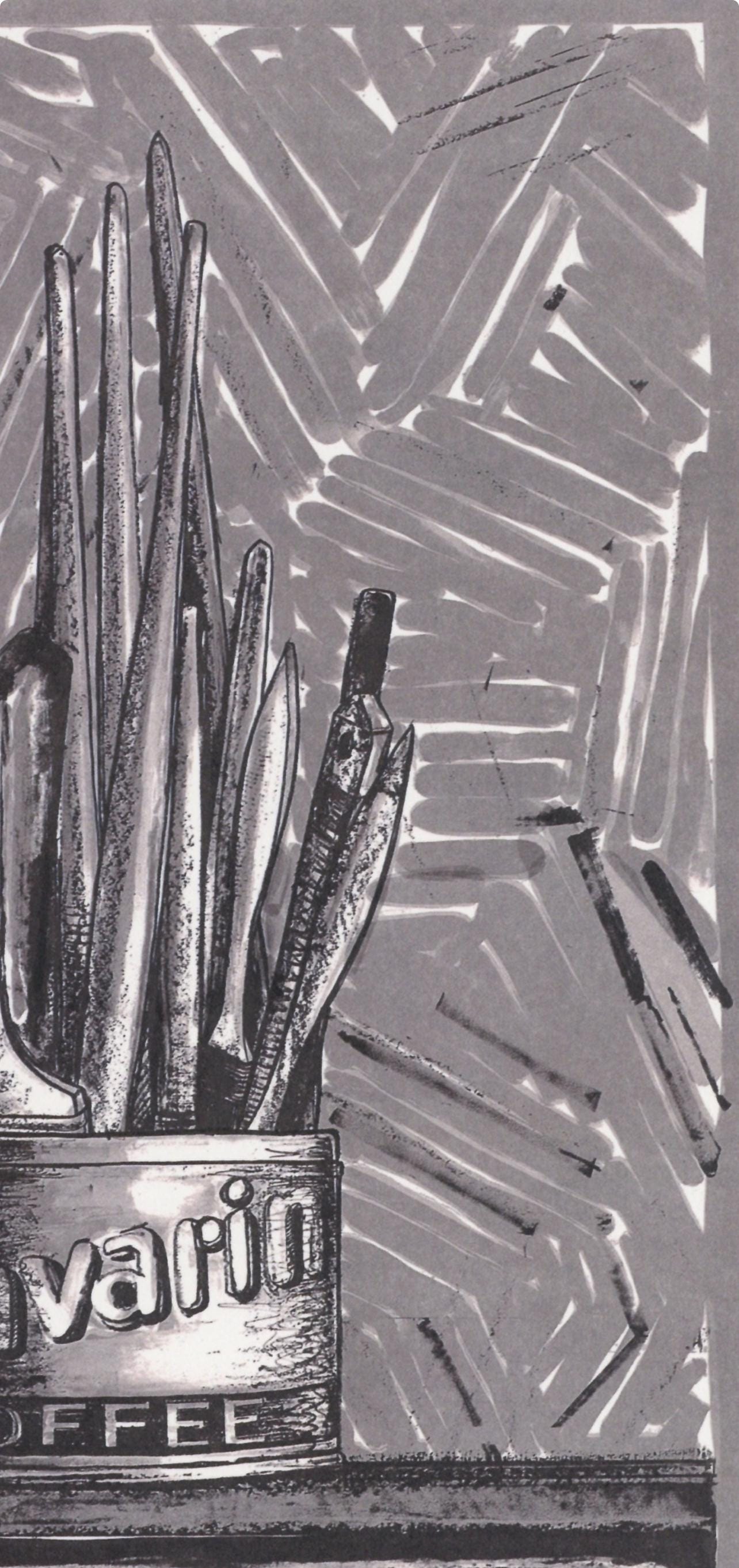 Jasper Johns, Composition, Jasper Johns, 17 Monotypes, Hliogravure