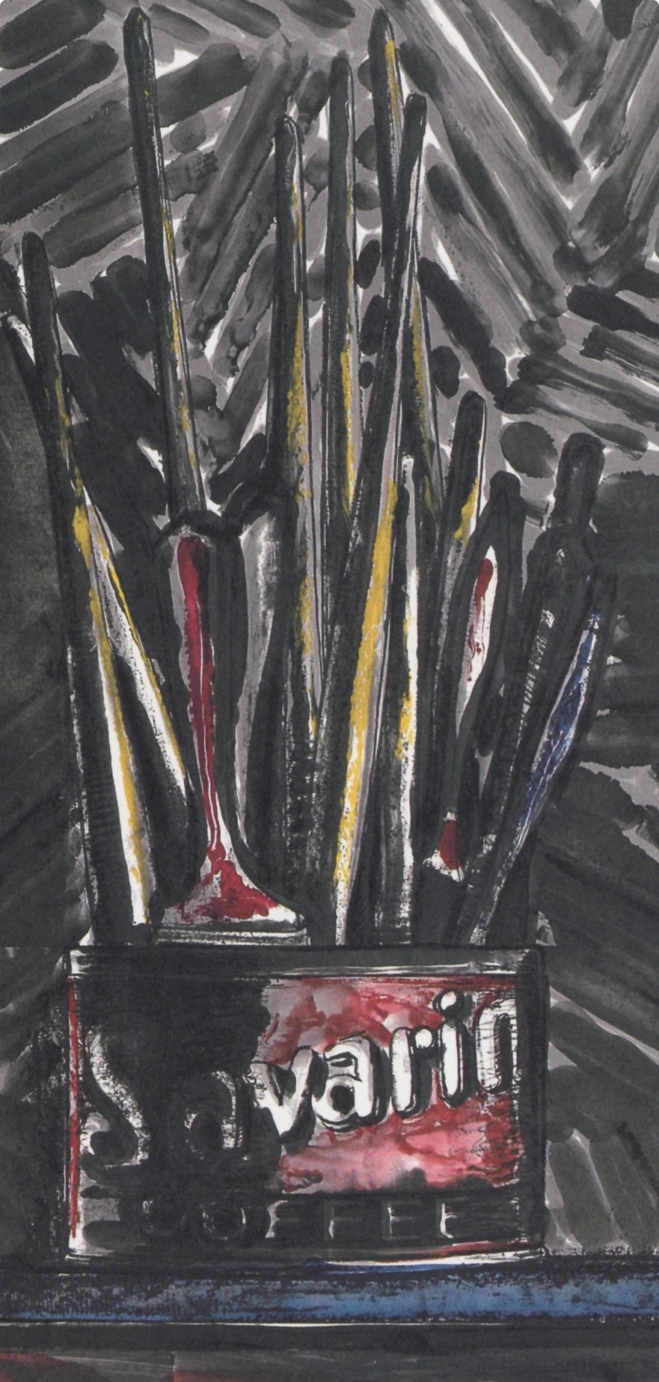 Jasper Johns, Composition, Jasper Johns, 17 Monotypes, Hliogravure