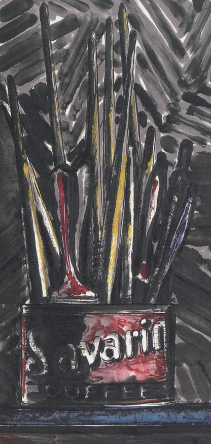 Jasper Johns, Composition, Jasper Johns, 17 Monotypes, Hliogravure