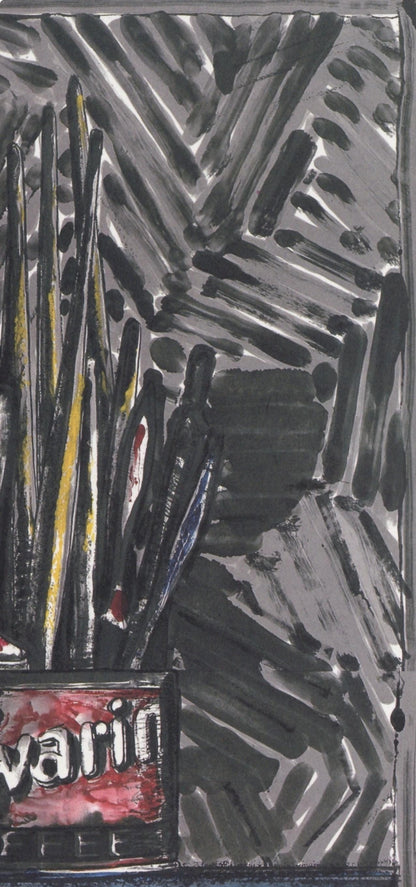 Jasper Johns, Composition, Jasper Johns, 17 Monotypes, Hliogravure