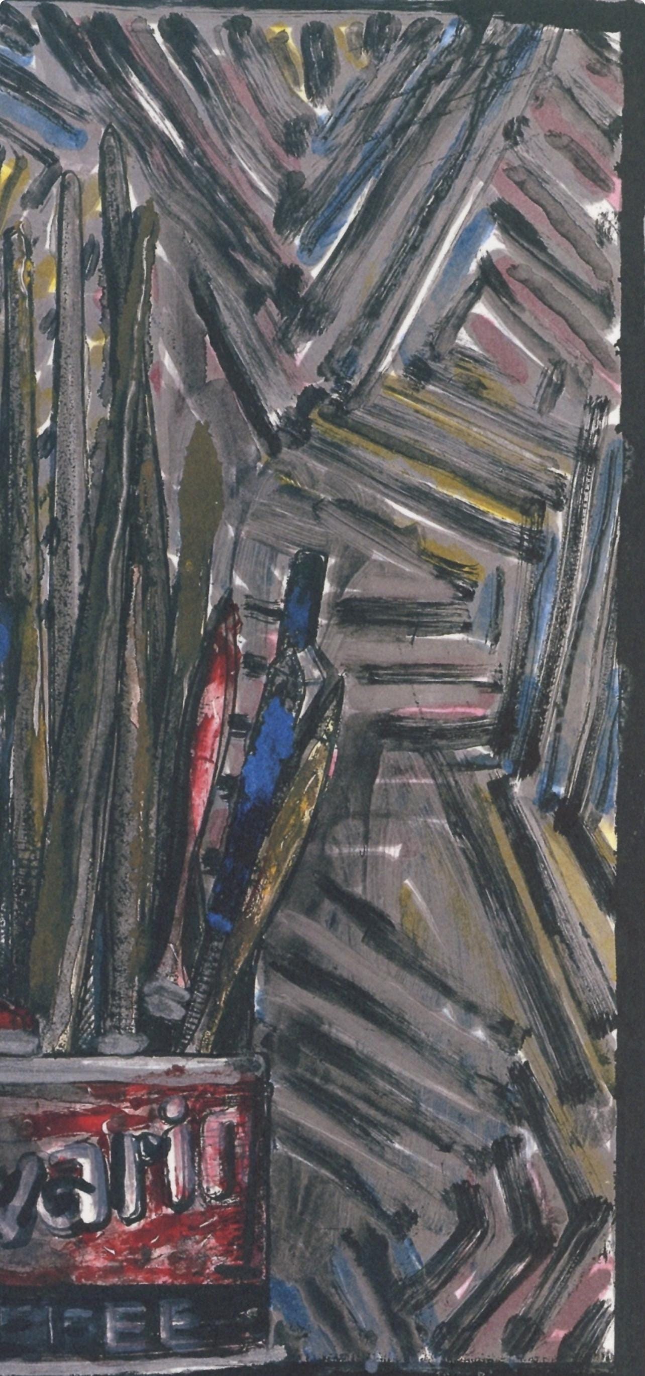 Jasper Johns, Composition, Jasper Johns, 17 Monotypes, Hliogravure