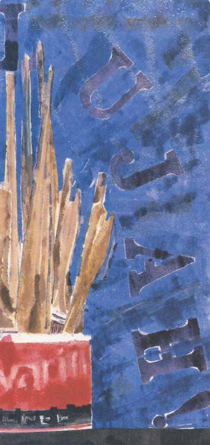 Jasper Johns, Composition, Jasper Johns, 17 Monotypes, Hliogravure