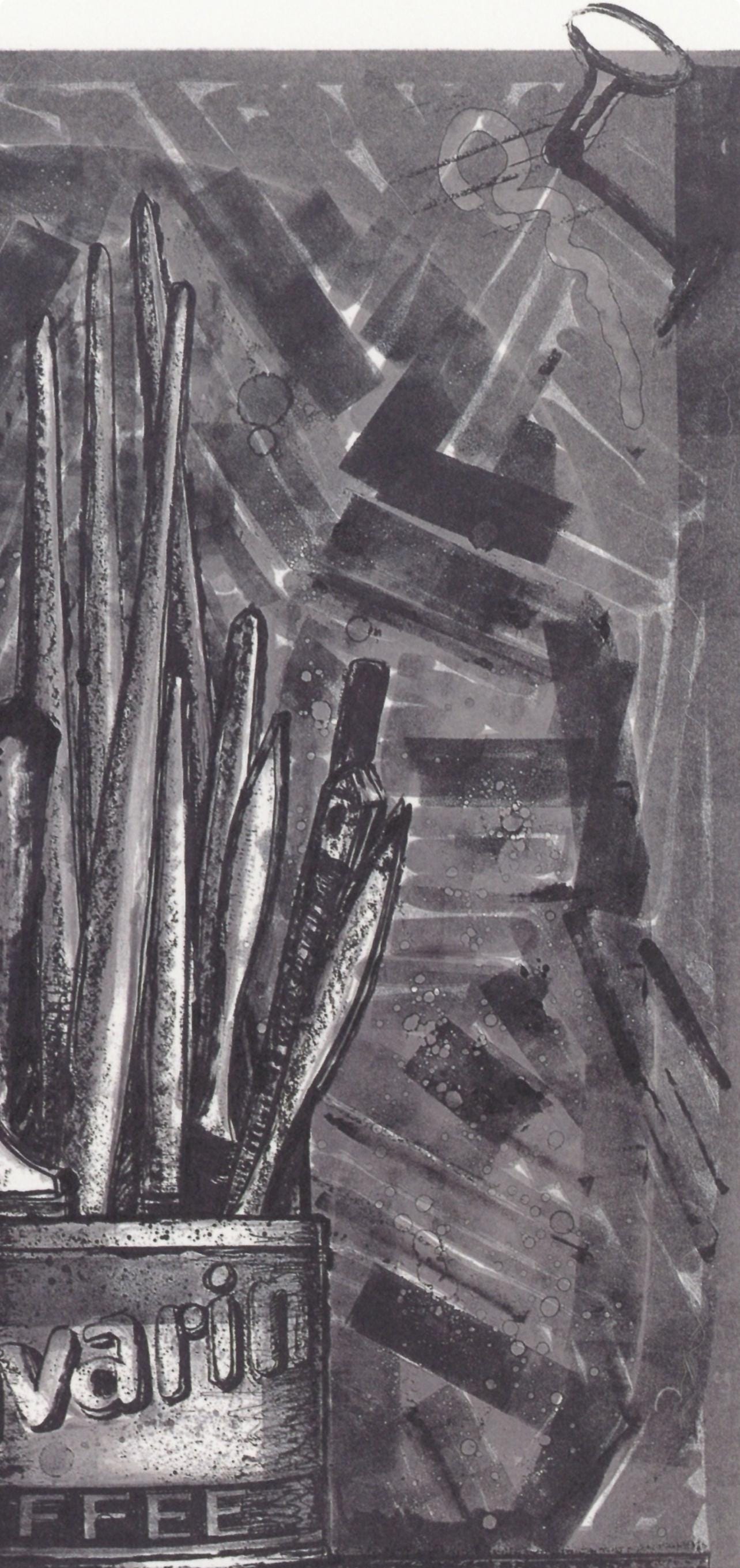 Jasper Johns, Composition, Jasper Johns, 17 Monotypes, Hliogravure