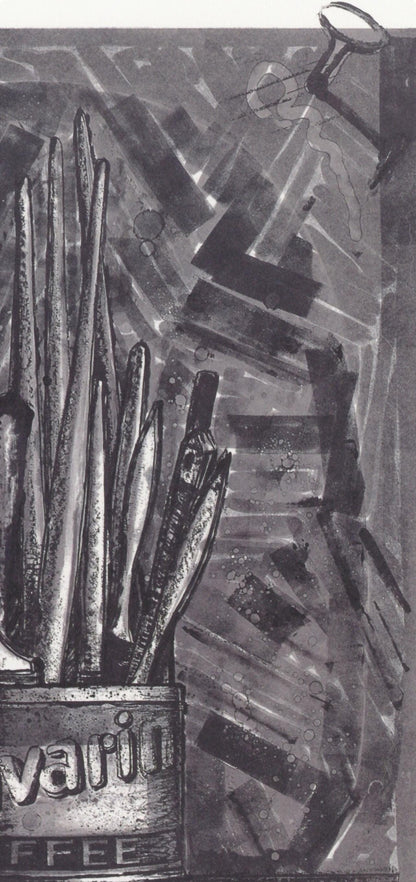 Jasper Johns, Composition, Jasper Johns, 17 Monotypes, Hliogravure