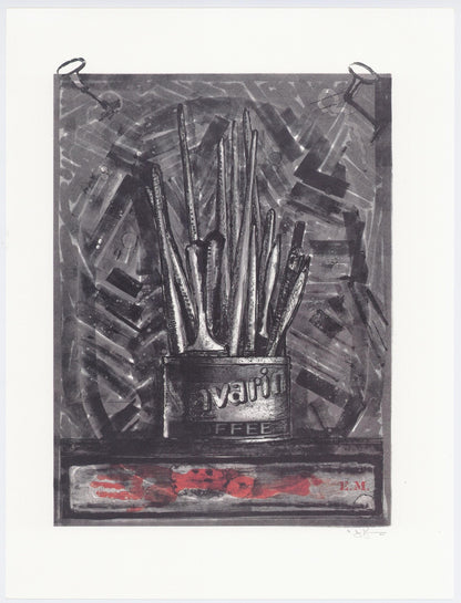 Jasper Johns, Composition, Jasper Johns, 17 Monotypes, Hliogravure