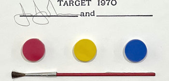 Jasper Johns, Target, Technics And Creativity: Gemini G.E.L., Mixed Media Lithograph And Collage