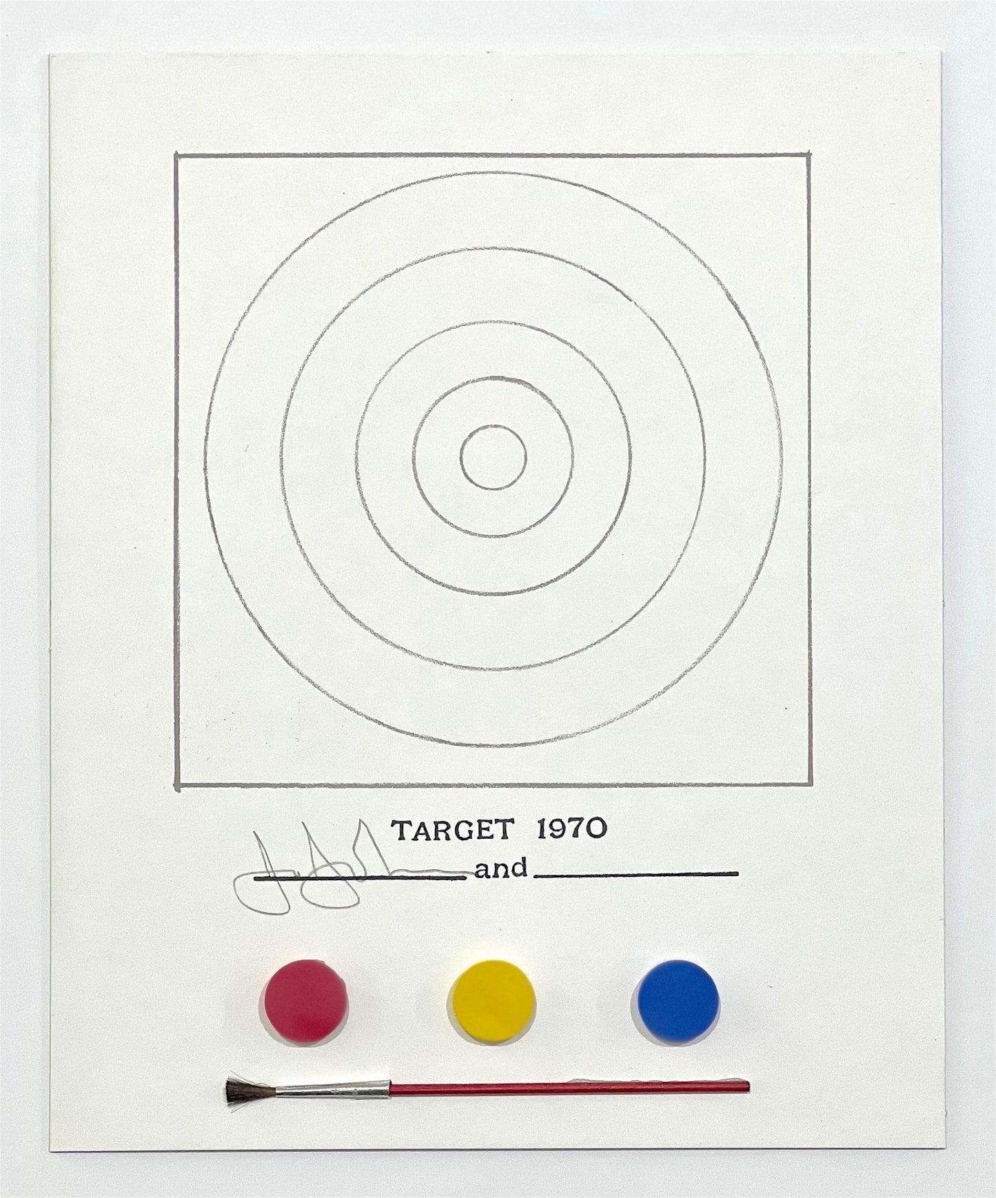 Jasper Johns, Target, Technics And Creativity: Gemini G.E.L., Mixed Media Lithograph And Collage