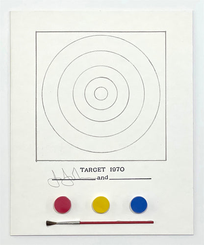 Jasper Johns, Target, Technics And Creativity: Gemini G.E.L., Mixed Media Lithograph And Collage