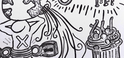 Keith Haring, Composition, Against All Odds, Lithograph