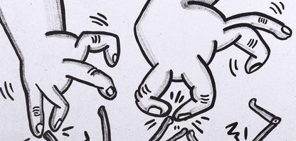 Keith Haring, Composition, Against All Odds, Lithograph