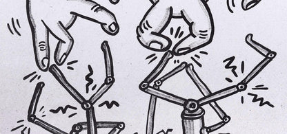Keith Haring, Composition, Against All Odds, Lithograph