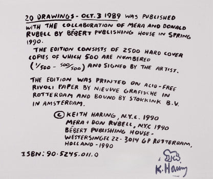 Keith Haring, Composition, Against All Odds, Lithograph