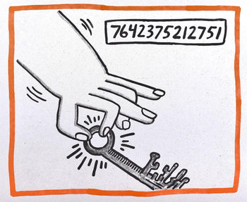 Keith Haring, Composition, Against All Odds, Lithograph