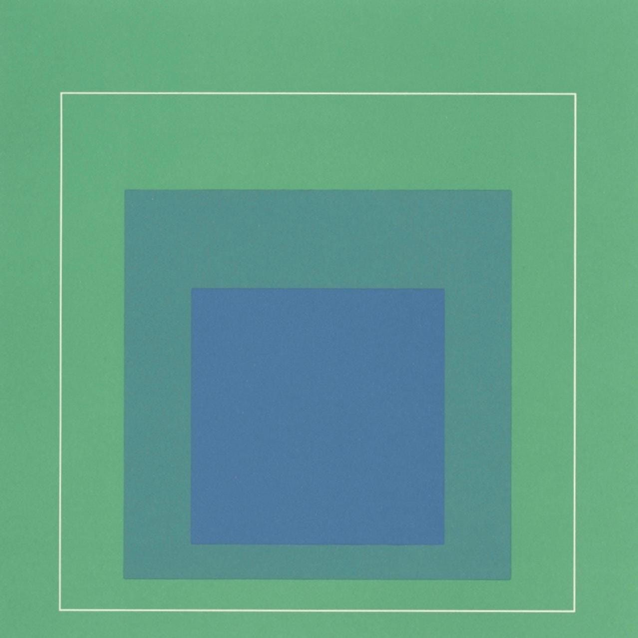 Josef Albers, Homage To The Square, Josef Albers: White Line Squares, Lithograph