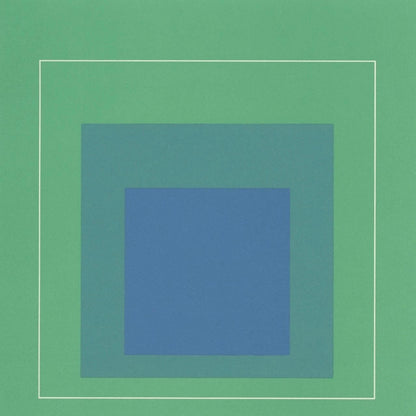 Josef Albers, Homage To The Square, Josef Albers: White Line Squares, Lithograph