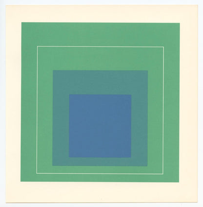 Josef Albers, Homage To The Square, Josef Albers: White Line Squares, Lithograph