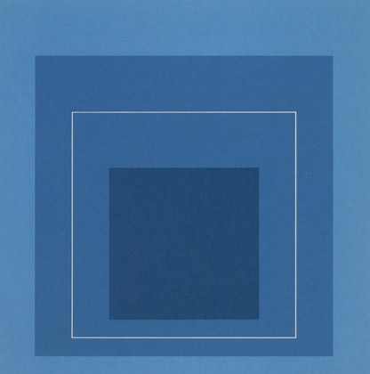 Josef Albers, Homage To The Square, Josef Albers: White Line Squares, Lithograph