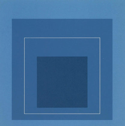Josef Albers, Homage To The Square, Josef Albers: White Line Squares, Lithograph