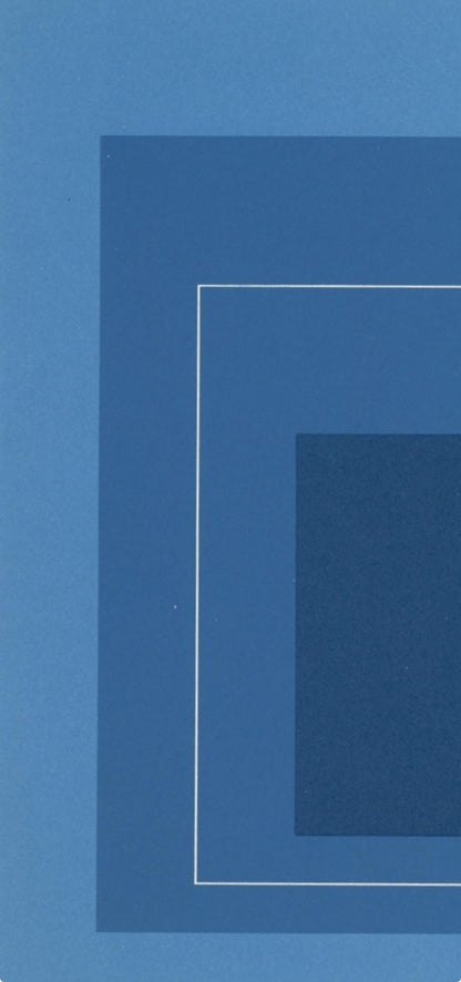 Josef Albers, Homage To The Square, Josef Albers: White Line Squares, Lithograph