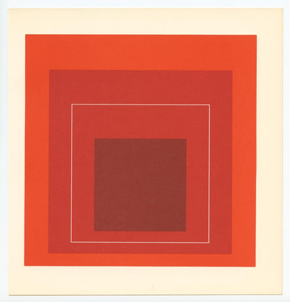 Josef Albers, Homage To The Square, Josef Albers: White Line Squares, Lithograph