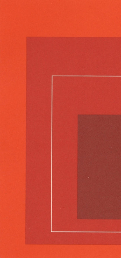 Josef Albers, Homage To The Square, Josef Albers: White Line Squares, Lithograph