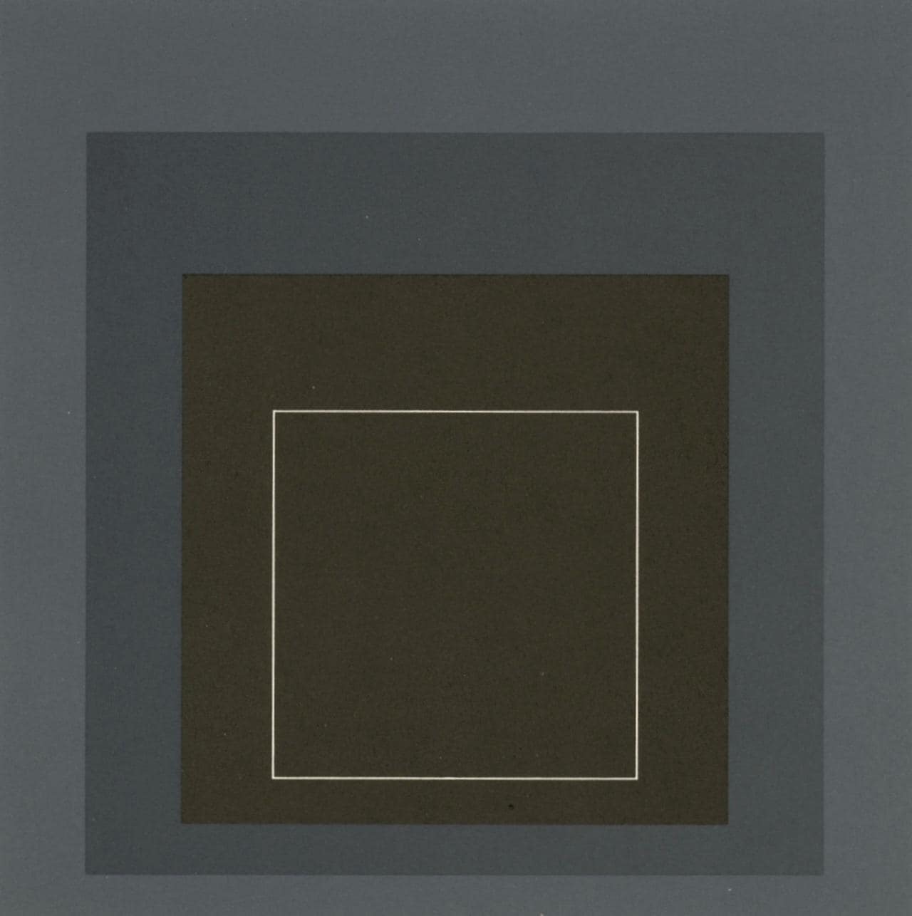 Josef Albers, Homage To The Square, Josef Albers: White Line Squares, Lithograph