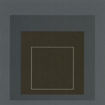Josef Albers, Homage To The Square, Josef Albers: White Line Squares, Lithograph