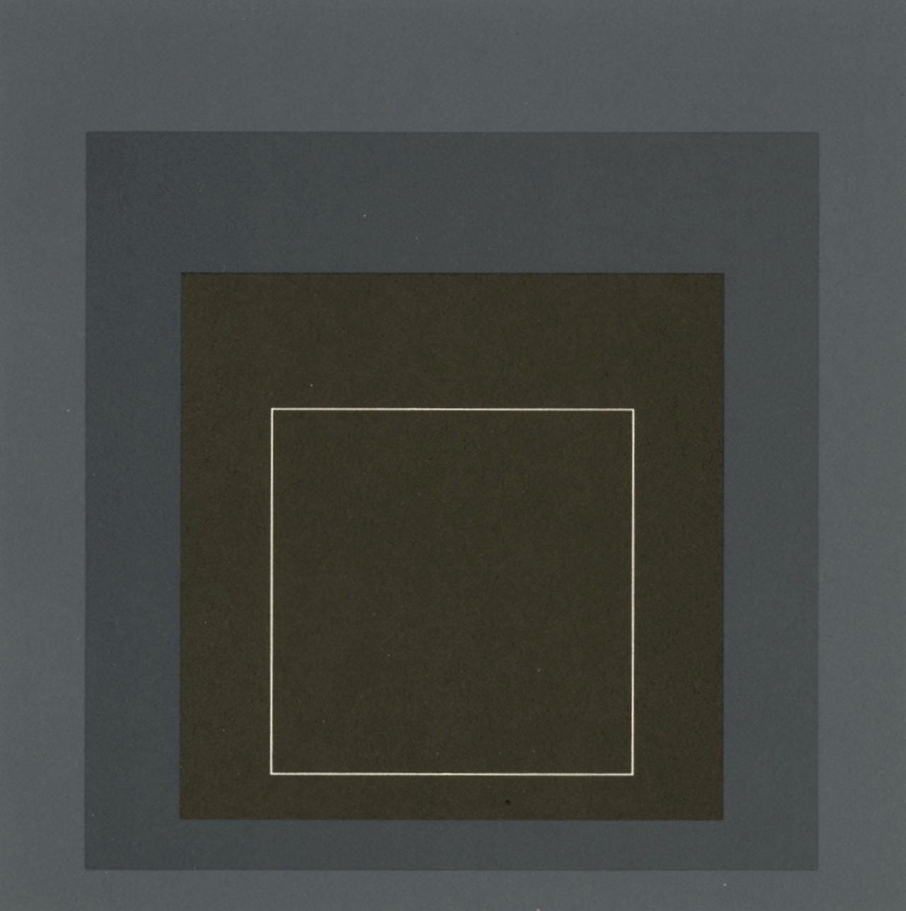 Josef Albers, Homage To The Square, Josef Albers: White Line Squares, Lithograph