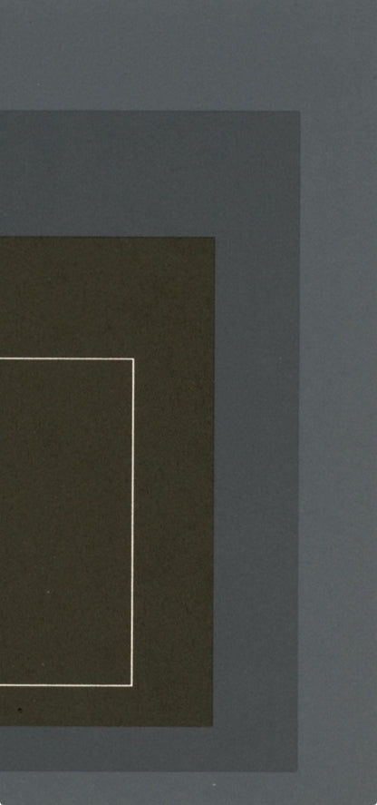 Josef Albers, Homage To The Square, Josef Albers: White Line Squares, Lithograph